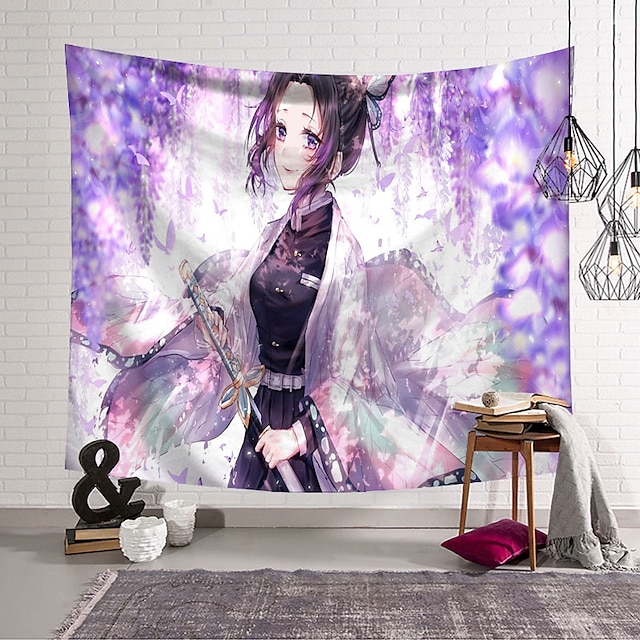 Home & Garden Home Decor | Demon Slayer Anime Wall Tapestry Art Decor Blanket Curtain Hanging Home Bedroom Living Room Decoratio