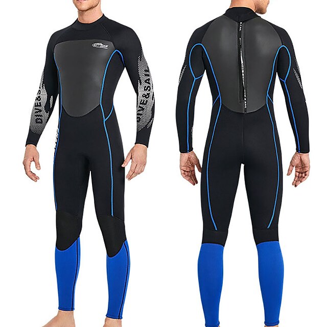 Sports & Outdoors Surfing, Diving & Snorkeling | Dive&Sail Mens Full Wetsuit 3mm SCR Neoprene Diving Suit Thermal Warm Windproof