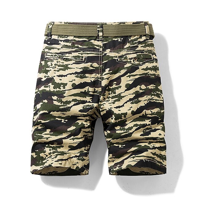 Mens Clothing Mens Bottoms | Mens Classic Style Fashion Shorts Cargo Shorts Multiple Pockets Knee Length Pants Casual Daily Camo