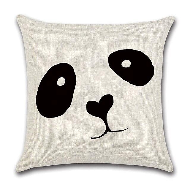 Home & Garden Home Decor | Panda Double Side Cushion Cover 4PC Soft Decorative Square Throw Pillow Cover Cushion Case Pillowcase