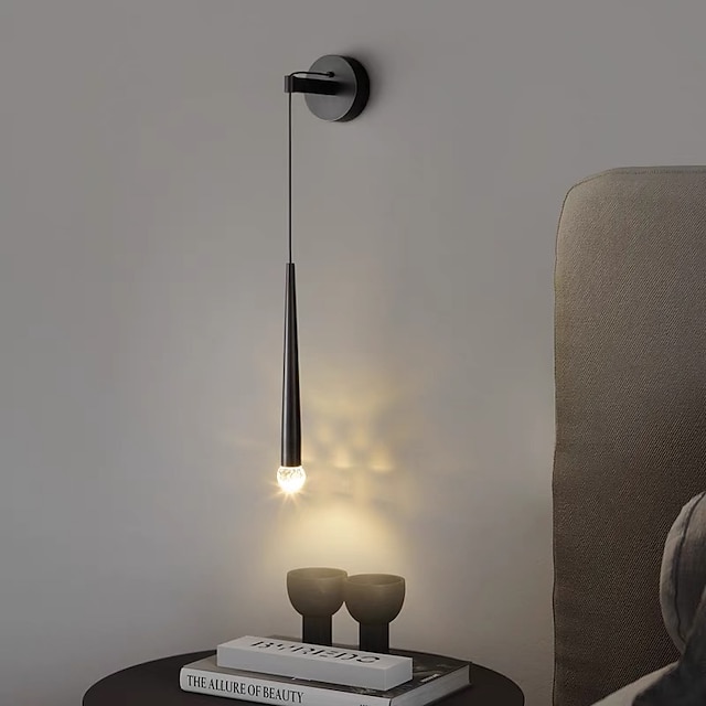  1-luz 10w luz de pared interior led dormitorio comedor luz de pared de cobre led
