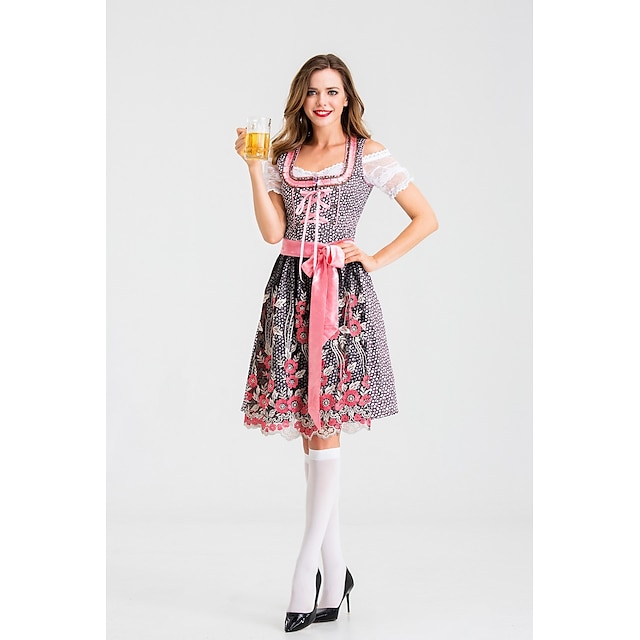 Toys & Hobbies Cosplay & Costumes | Oktoberfest Beer International Beer Festival Dirndl Trachtenkleider Womens Dress Apron Corse