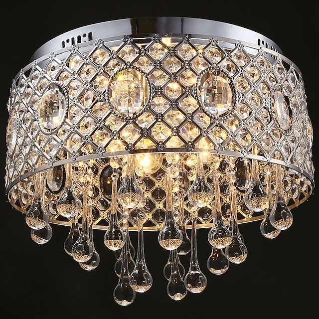 Lights & Lighting Pendant Lights | 38cm Island Design Ceiling Lights Metal Electroplated Modern 220-240V - MH07352