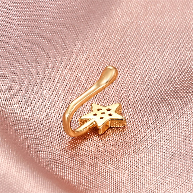 Shoes & Bags Fashion Accessories | Nose Ring / Nose Stud / Nose Piercing Personalized Stylish Simple Womens Body Jewelry For Gif