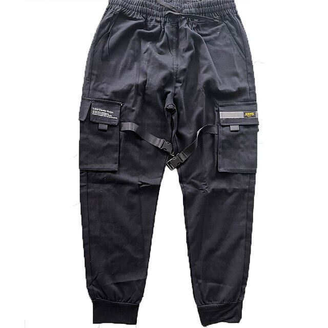 Men's Cargo Pants Cargo Trousers Joggers Techwear Drawstring Elastic ...
