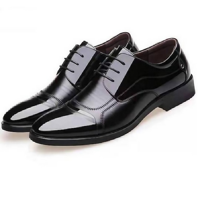  Miesten Oxford-kengät Derby-kengät Muodolliset kengät Juhlakengät Tuxedos Kengät Liiketoiminta Klassinen Englantilainen Toimisto & ura Juhlat Nahka Musta Ruskea Kevät Syksy