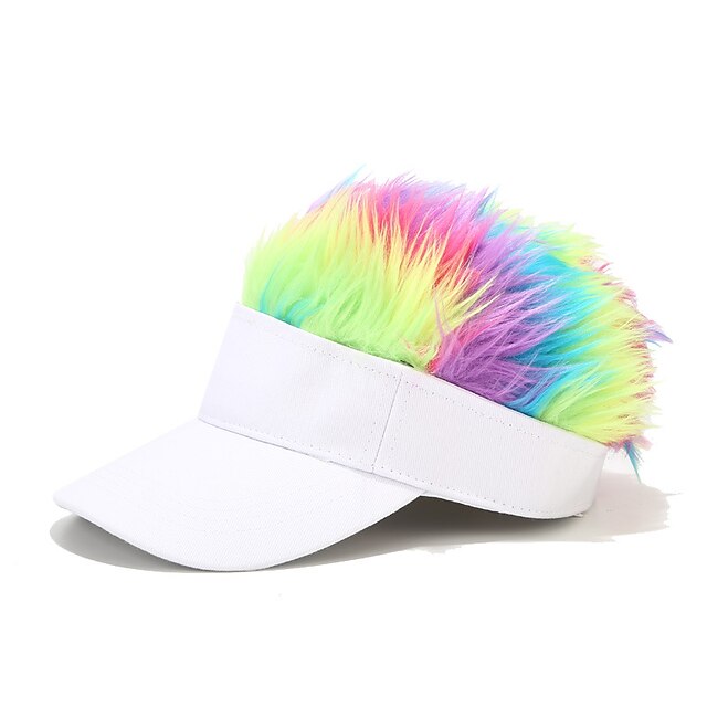 Shoes & Bags Fashion Accessories | 1pcs Hip Hop Baseball Cap With Spiked Hairs Wig Baseball Hat With Spiked Wigs Men Women Casua