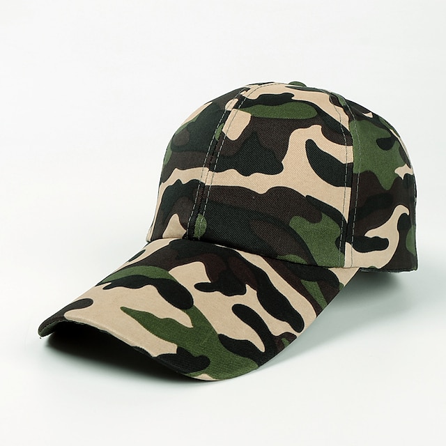 Shoes & Bags Fashion Accessories | 1pcs 10cm Extended Brim Baseball Cap Summer Sunscreen Hat Outdoor Sport Adjustable Camouflage