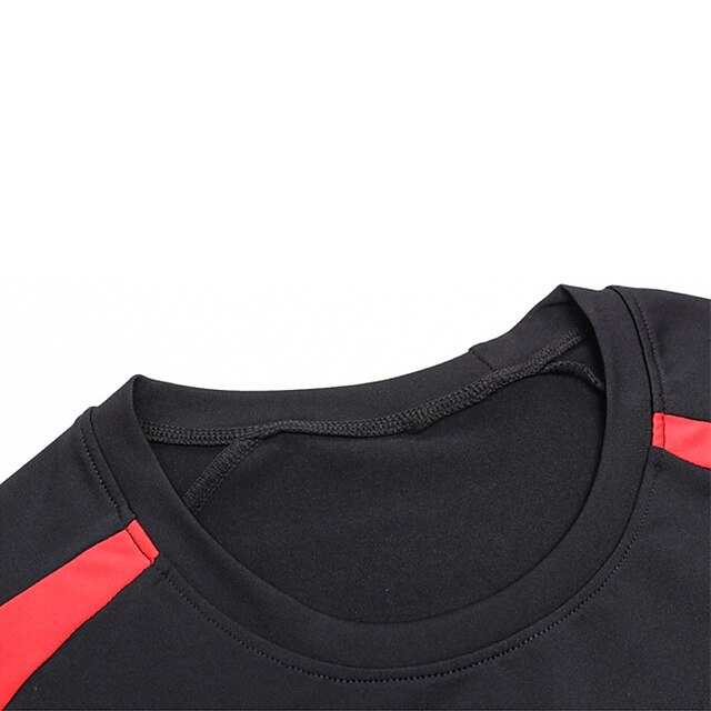 Sports & Outdoors Running, Jogging & Walking | Mens Running Shirt Tee Tshirt Athletic Breathable Moisture Wicking Sweat Out Fitn