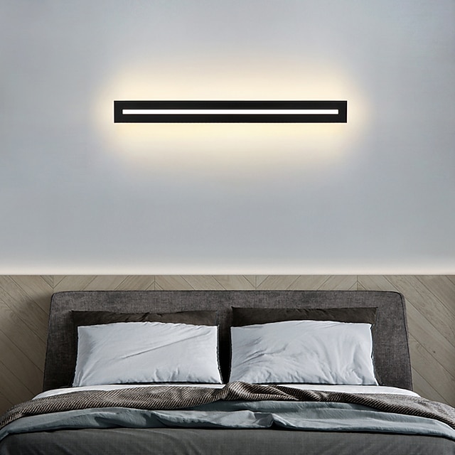  væglampe led moderne nordisk stil vaskelamper indendørs væglamper stue soveværelse metal væglampe 220-240v 34 w