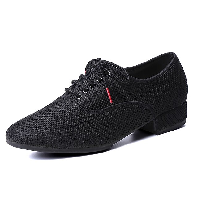 Men's Latin Shoes Ballroom Dance Shoes Practice Trainning Dance Shoes Line Dance Outdoor