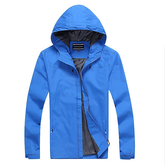 Mens Clothing Mens Outerwear | Mens Outdoor Jacket Training Outdoor Fall Winter Regular Coat Regular Fit Waterproof Windproof Ra