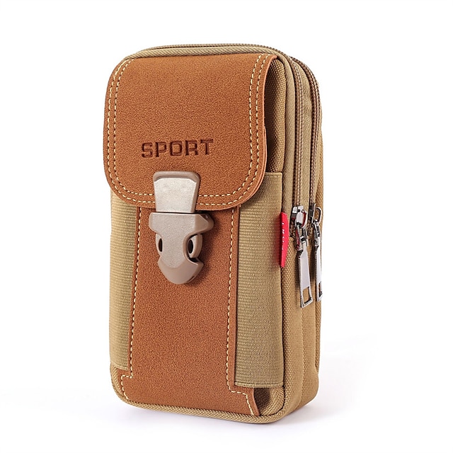  Модная мужская многофункциональная поясная сумка из искусственной кожи, повседневная сумка для мобильного телефона с карманом, мужская сумка для путешествий на открытом воздухе, спортивный ремень,