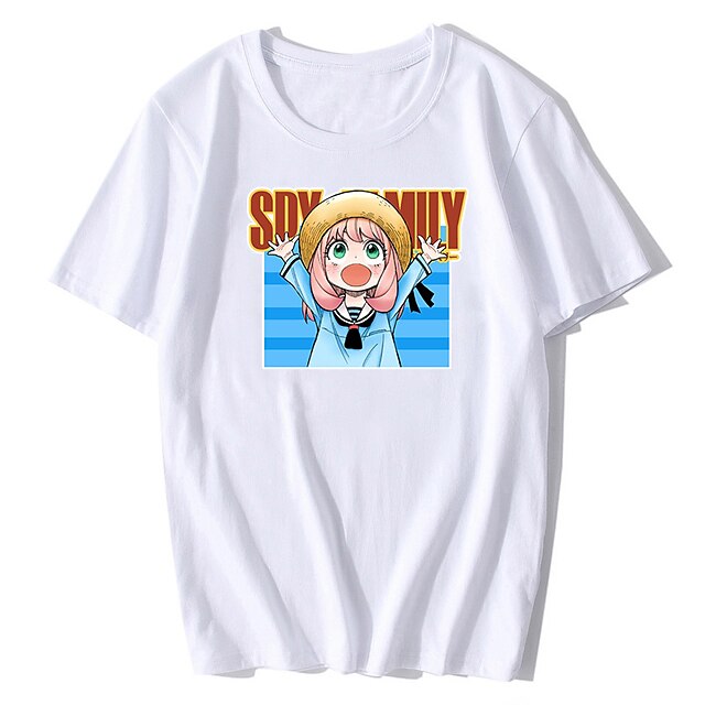 Toys & Hobbies Cosplay & Costumes | Inspired by Spy x Family Spy Family Loid Forger Yor Forger Anya Forger T-shirt Cartoon 100% 