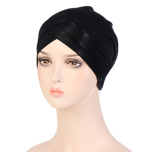 Shoes & Bags Fashion Accessories | 1 pcs Womens Boho Turban Home Daily Solid / Plain Color - WJ38007