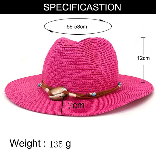 Shoes & Bags Fashion Accessories | 20 Colors Panama Hat Summer Sun Hats For Women Straw Hat Fashion UV Sun Protection Travel Cap