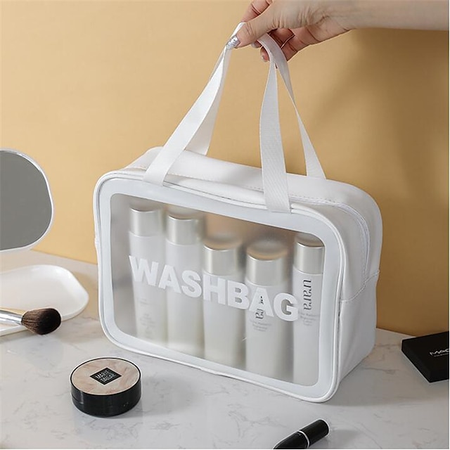 Home & Garden Home Decor | Women Travel Storage Bag Toiletry Organize Waterproof PVC Cosmetic Bag Portable Transparent MakeUp Ba