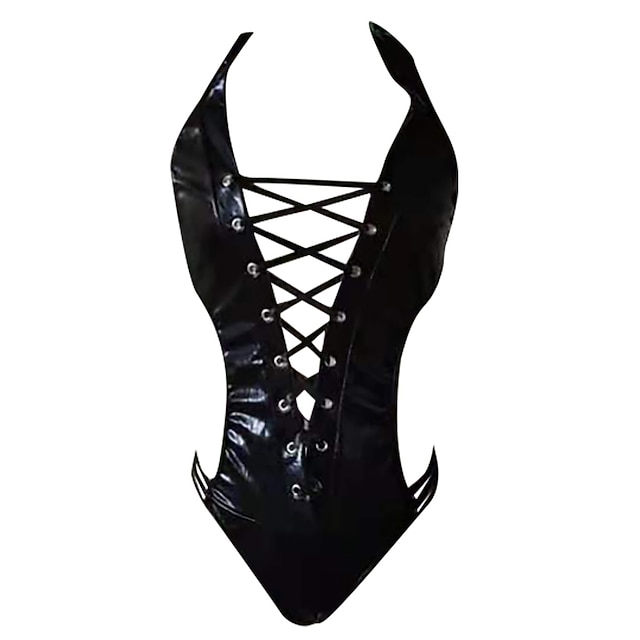 Dance Costumes Exotic Dancewear Leotard / Onesie Hollowout Pure Color