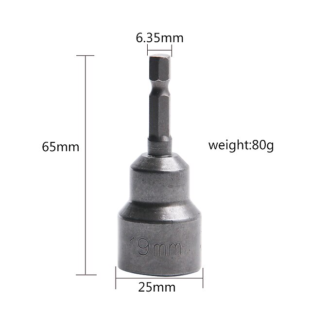  Chiave a brugola magnetica da 19 mm con manico esagonale avvitatore magnetico avvitatore a vite
