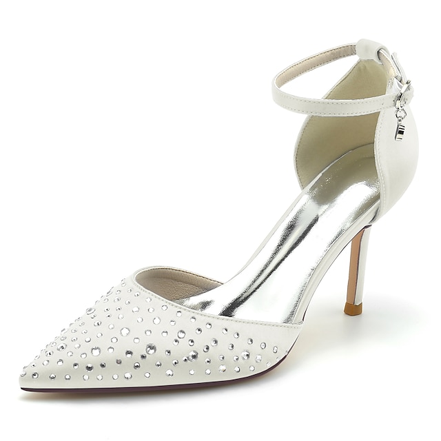 saldar estoy de acuerdo con Macadán Mujer Zapatos de boda Tacones De Boda Zapatos de novia Zapatos de dama de  honor Pedrería