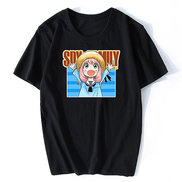 Toys & Hobbies Cosplay & Costumes | Inspired by Spy x Family Spy Family Loid Forger Yor Forger Anya Forger T-shirt Cartoon 100% 