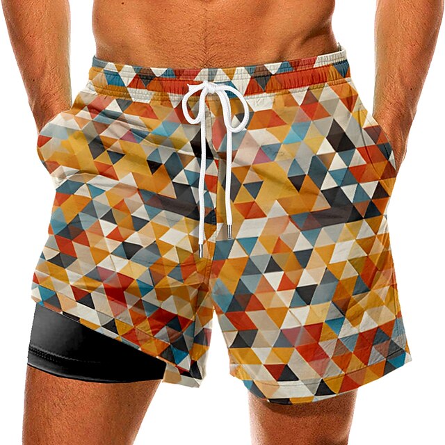 Men's Swim Shorts Swim Trunks with 