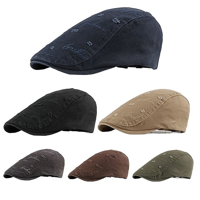 Shoes & Bags Fashion Accessories | 1 pcs Mens Sports & Outdoors Casual Simple Style Beret Hat Sports & Outdoor Daily - AX53351