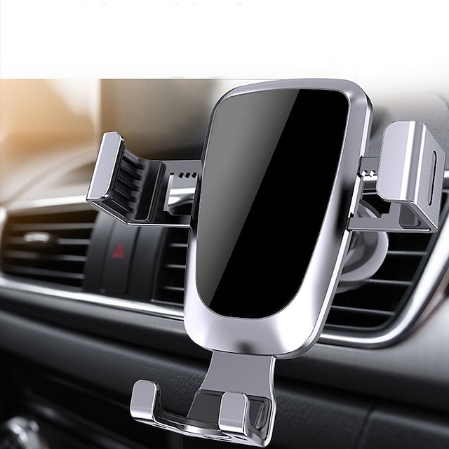  Schwerkraft-Autohalterung für Handyhalter Auto-Lüftungsclip-Ständer Handy-GPS-Unterstützung für iPhone für Huawei für Samsung