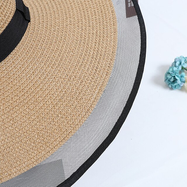 Shoes & Bags Fashion Accessories | 1pcs Sun Hat Summer Anti-UV Lady Wide Brim Hat Women Solid Plain Floppy Straw Hats for Female