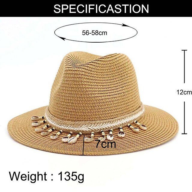 Shoes & Bags Fashion Accessories | Summer Hat for Women Fashion Vintage Panama Straw Hat Travel Beach Outdoor Sport Girls Sunsha