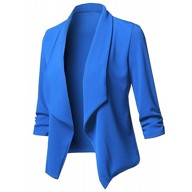 Women's Blazer Outdoor Office Office / Career Spring Summer Fall ...