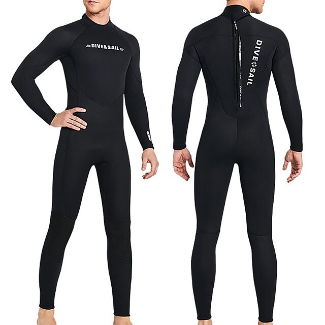 Sports & Outdoors Surfing, Diving & Snorkeling | Dive&Sail Mens Full Wetsuit 3mm SCR Neoprene Diving Suit Thermal Warm Windproof