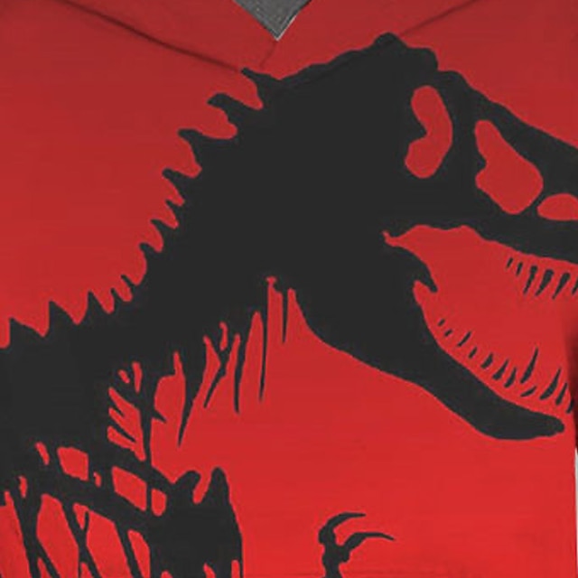 Baby & Kids Boys Clothing | Kids Boys Hoodie Long Sleeve 3D Print Dinosaur Animal Pocket Red Children Tops Fall Spring Active Fa