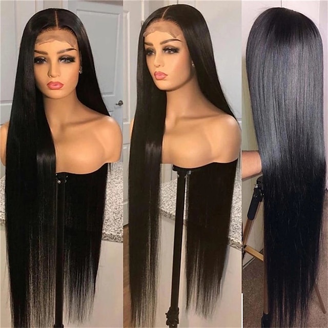 Beauty & Hair Wigs & Hair Pieces | 13x6 Pre Plucked Hd Transparent Lace Frontal Wig for Black Women Brazilian Hair Wholesale Ven