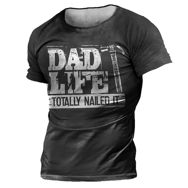 Mens Clothing Mens Tees & Tank Tops | Mens Unisex T shirt Tee 3D Print Graphic Prints Letter Crew Neck Street Daily Print Short 