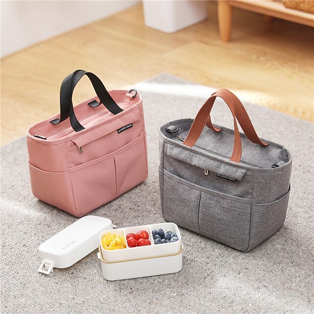 Home & Garden Home Decor | One-shoulder Waterproof Lunch Bag Thickened Thermal Insulation Bag Picnic Lunch Bag Hand Carry To Wor