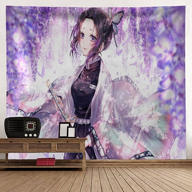 Home & Garden Home Decor | Demon Slayer Anime Wall Tapestry Art Decor Blanket Curtain Hanging Home Bedroom Living Room Decoratio