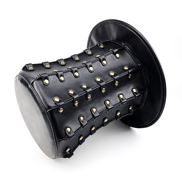 Gothic Steampunk Plague Doctor Top Hat Unisex Halloween Accessory