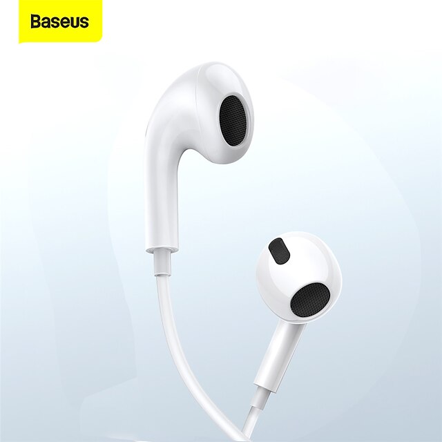  Baseus Encok Type-C lateral in-ear Wired Earphone C17 White