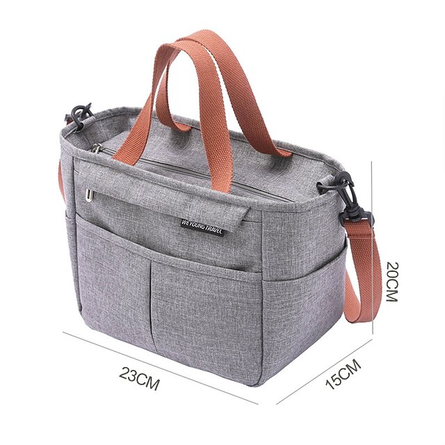 Home & Garden Home Decor | One-shoulder Waterproof Lunch Bag Thickened Thermal Insulation Bag Picnic Lunch Bag Hand Carry To Wor