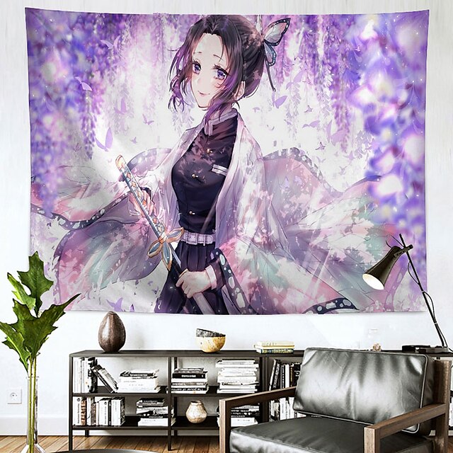 Home & Garden Home Decor | Demon Slayer Anime Wall Tapestry Art Decor Blanket Curtain Hanging Home Bedroom Living Room Decoratio