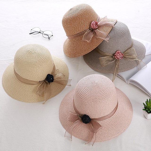 Shoes & Bags Fashion Accessories | 1pcs Women Lace Flower Sun Bucket Cap For Ladies Summer Beach Seaside Foldable Breathable Sun