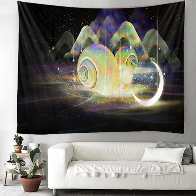 Home & Garden Home Decor | The luminous moon Wall Tapestry Art Decor Blanket Curtain Hanging Home Bedroom Living Room Decoration