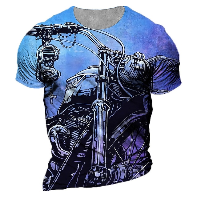 Mens Clothing Mens Tees & Tank Tops | Mens Unisex T shirt Tee 3D Print Graphic Prints Machine Crew Neck Street Daily Print Short