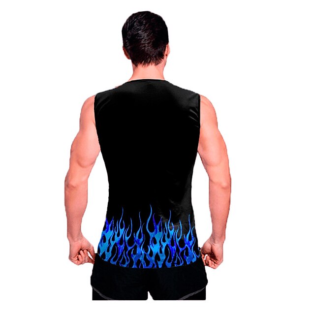 Sports & Outdoors Running, Jogging & Walking | Mens Sleeveless Running Tank Top Workout Tank Tee Tshirt Shirt Athletic Breathabl