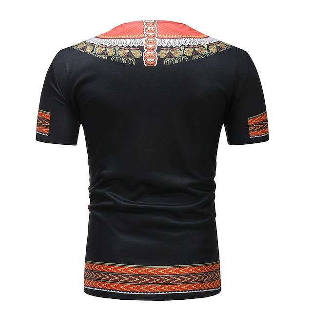 Toys & Hobbies Cosplay & Costumes | Adults Mens African Print Dashiki T-shirt Modern African Outfits For Party Polyester Masquer