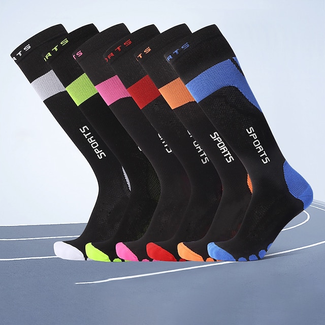 Sports & Outdoors Cycling | Socks Compression Socks Cycling Socks Mens Womens Outdoor Exercise Bike / Cycling Breathable Soft Re