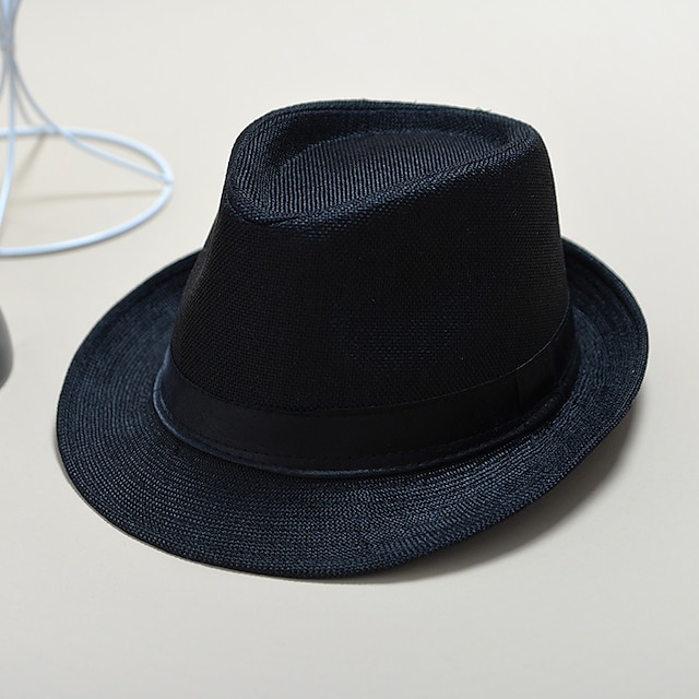  pălărie unisex pălărie găleată negru albastru galben petrecere zilnic culoare pură culoare pură protecție solară moda 2024