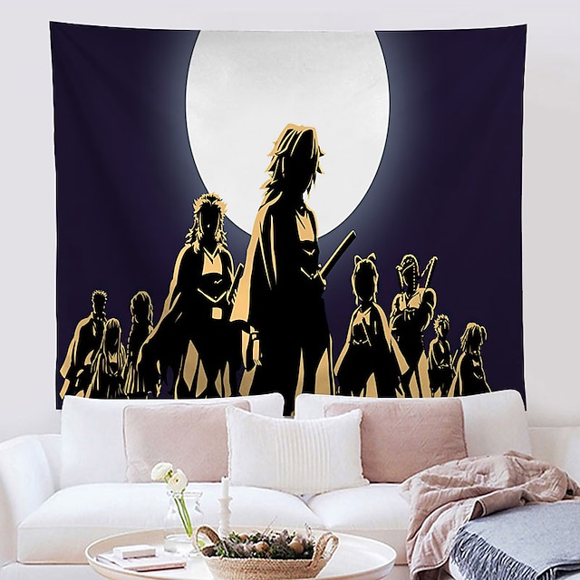 Home & Garden Home Decor | Demon Slayer Anime Wall Tapestry Art Decor Blanket Curtain Hanging Home Bedroom Living Room Decoratio