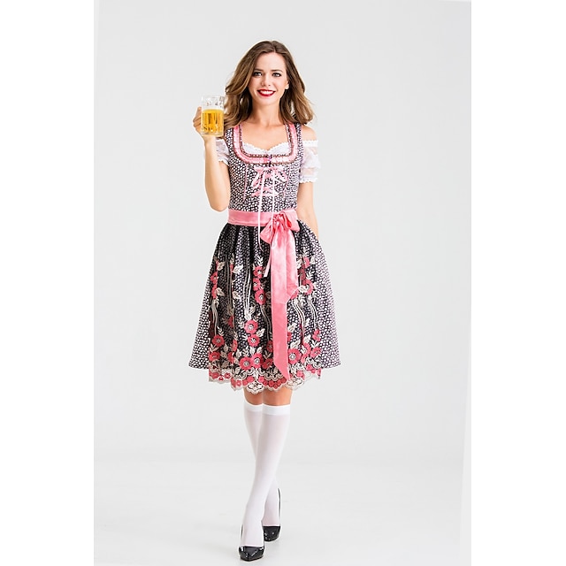 Toys & Hobbies Cosplay & Costumes | Oktoberfest Beer International Beer Festival Dirndl Trachtenkleider Womens Dress Apron Corse